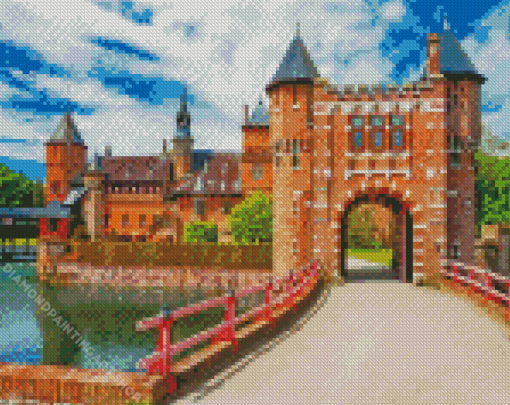 Castle De Haar Diamond Painting Art