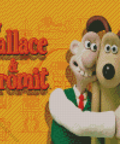 Wallace And Gromit Diamond Painting Art