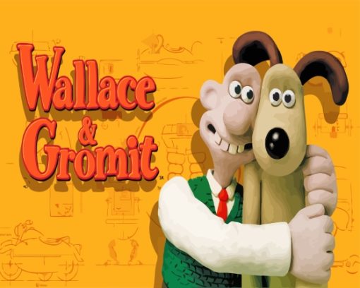 Wallace And Gromit Diamond Painting Art