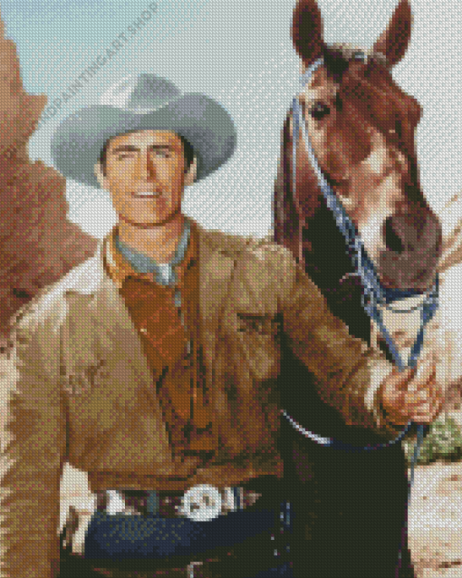 Clint Walker Diamond Painting Art