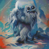 Yeti Illustartion Diamond Painting Art