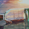 Ship In Bottle Diamond Painting Art