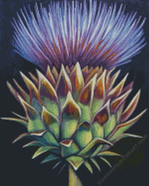 Aesthetic Thistles Diamond Painting Art