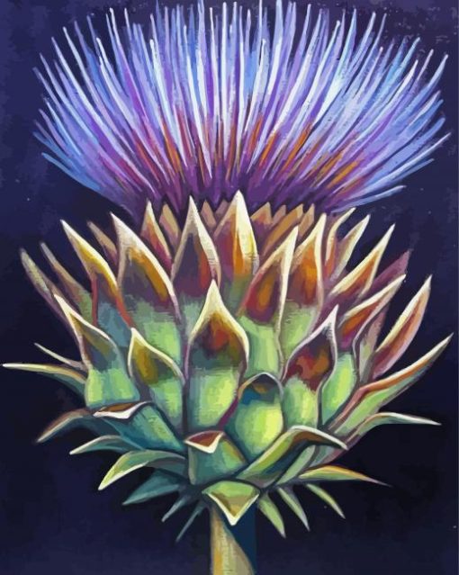 Aesthetic Thistles Diamond Painting Art