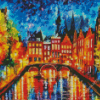 Amsterdam Autumn Diamond Painting Art