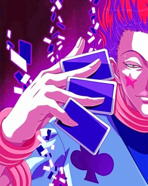 Aesthetic Hisoka Diamond Painting Art