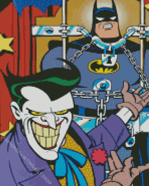 Cool Batman And Joker Diamond Painting Art