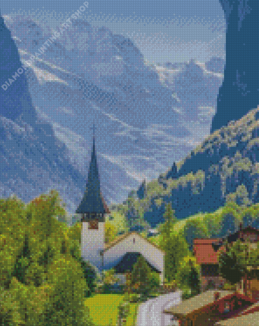 Austria Nature Diamond Painting Art