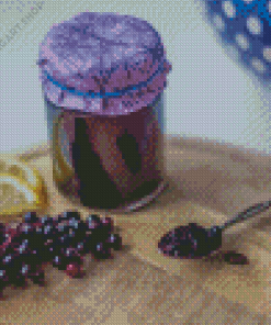 Elderberry Jam Diamond Painting Art