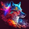 Spiritual Wolf Diamond Painting Art