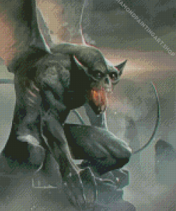 Gargoyle Monster Diamond Painting Art