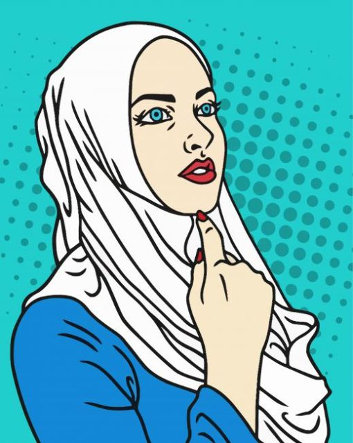 Hijab Muslim Diamond Painting Art