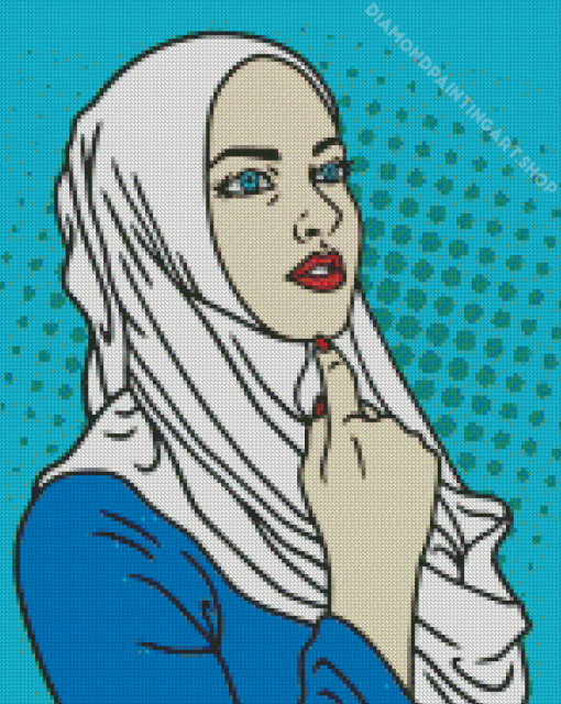 Hijab Muslim Diamond Painting Art