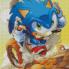 Sonic Diamond Painting Art