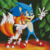 Sonic And Tails Diamond Painting Art