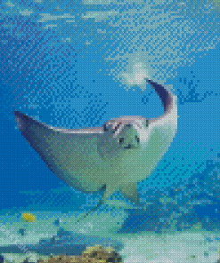 Stingray Undersea Diamond Painting Art