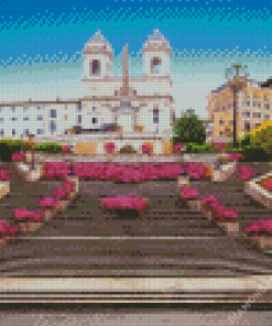 Spanish Steps Diamond Painting Art