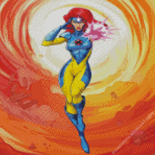 Jean Grey Diamond Painting Art