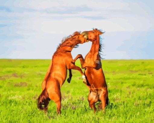 Wild Horse Diamond Painting Art