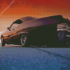 Impala Lowrider Sunset Diamond Painting Art