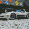 1982 Chevrolet Corvette Diamond Painting Art