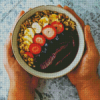 Acai Bowl Fruits Diamond Painting Art