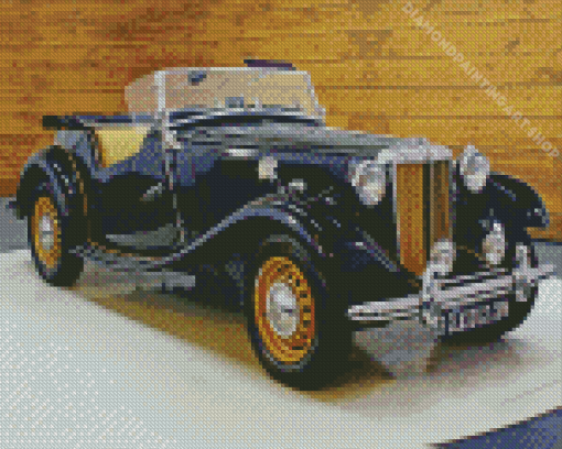 Black MG TD Diamond Painting Art