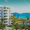 Cala Millor Town Diamond Painting Art