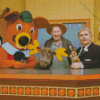 Captain Kangaroo Diamond Painting Art