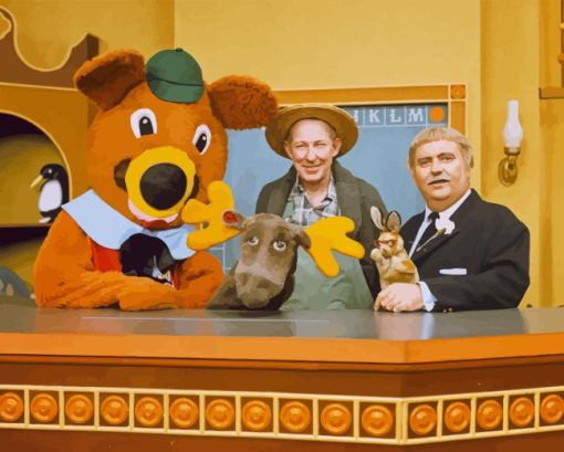 Captain Kangaroo Diamond Painting Art