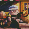 Carl Fredricksen And Russell Up Movie Diamond Painting