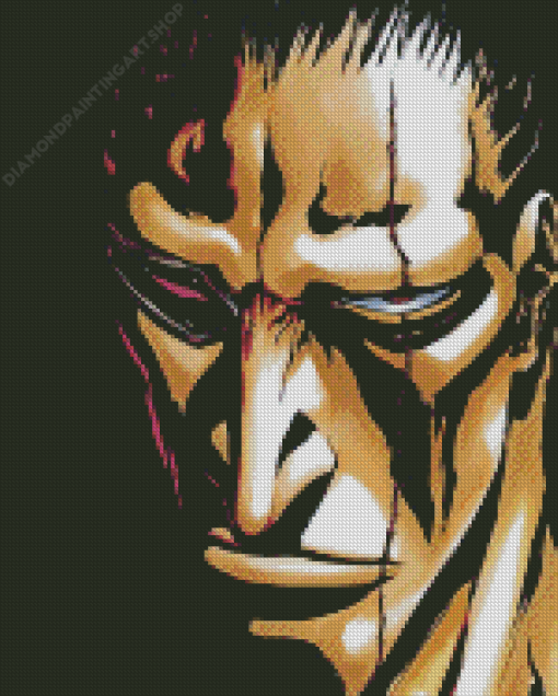 Close Up Kenpachi Zaraki Diamond Painting Art