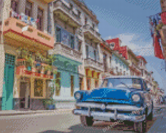 Cuba Havana Streets diamond painting art