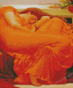 Flaming june diamond by numbers