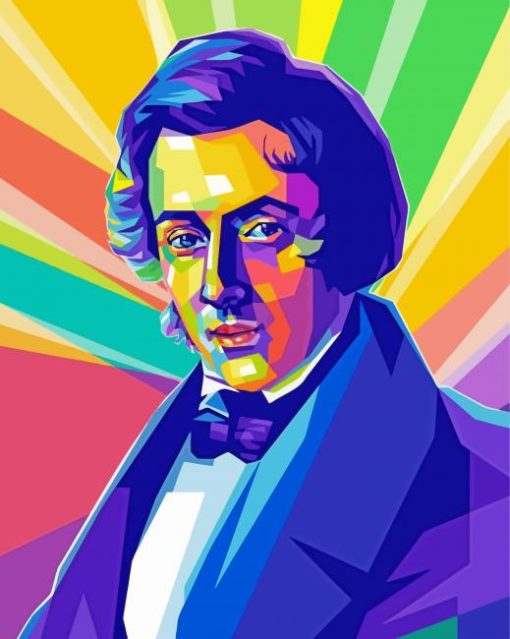 Frederic Chopin Pop Art Diamond Painting Art