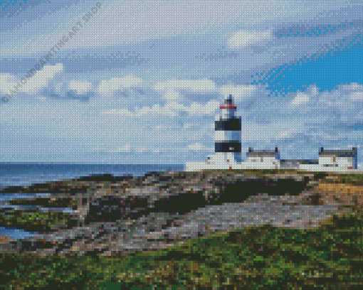 Hook Lighthouse Diamond Painting Art