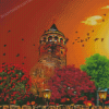 Istanbul Galata Tower 5D Diamond Painting Art