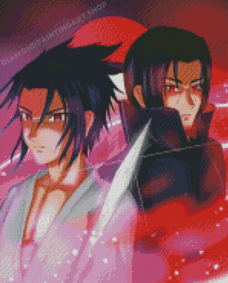 Itachi And Sasuke Diamond Painting