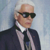 Karl Lagerfeld Diamond Painting Art