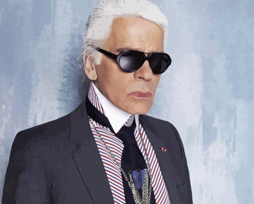 Karl Lagerfeld Diamond Painting Art