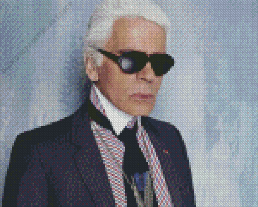 Karl Lagerfeld Diamond Painting Art