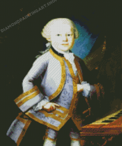 Little Mozart 5D Diamond Painting Art