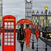 London Red Phone Box Diamond Painting