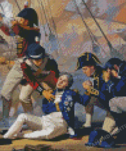 Lord Nelson Battle Scene Diamond painting
