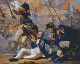 Lord Nelson Battle Scene Diamond painting