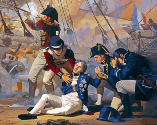 Lord Nelson Battle Scene Diamond painting