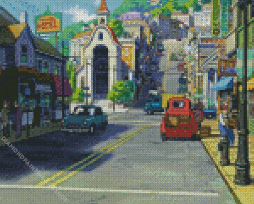 Ni No Kuni Street Diamond Painting Art