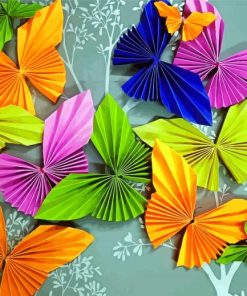 Origami Flowers Diamond Painting Art