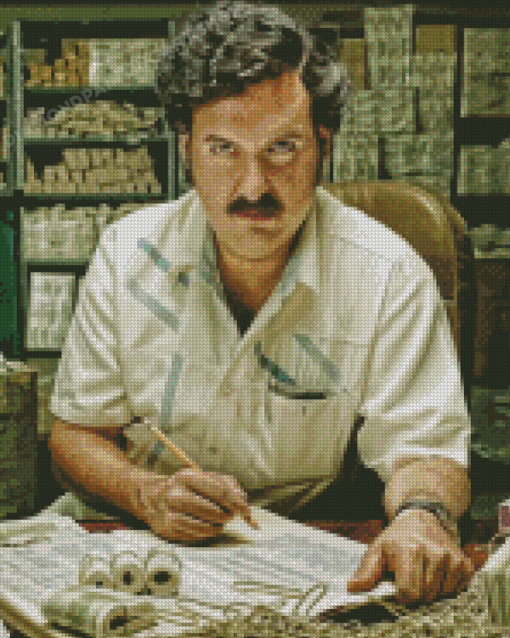 Pablo Escobar Narcos Movie Diamond Painting