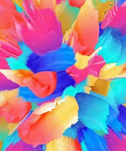Pastel Colors Abstract Diamond Painting Art